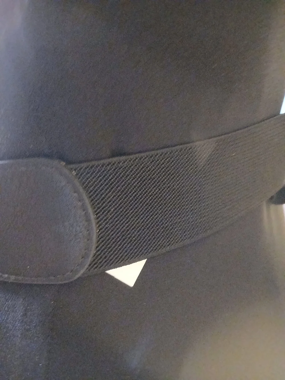 Double Buckle Black Western-Style Waist Belt